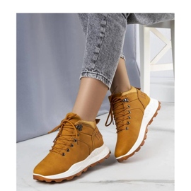 Chaussures de randonnée isolées marron pour femme brun 1
