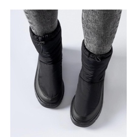 Bottes de neige chaudes noires 1