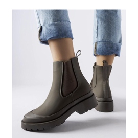 Bottes en caoutchouc vertes et bottines pour femmes 2