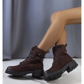 Bottes de randonnée marron foncé brun 1 Bottes de randonnée marron foncé brun 1