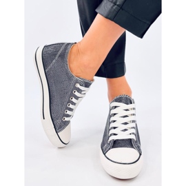 Baskets compensées noires le noir 4
