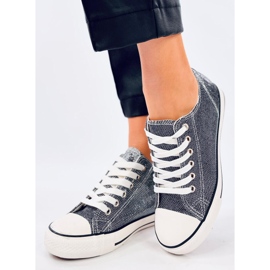 Baskets compensées noires le noir 2