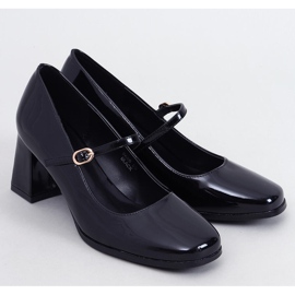 Maddoi Escarpins vernis noirs à talons hauts le noir 1
