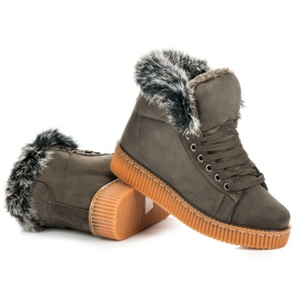 Bottes Creepers Avec Fourrure vert 5
