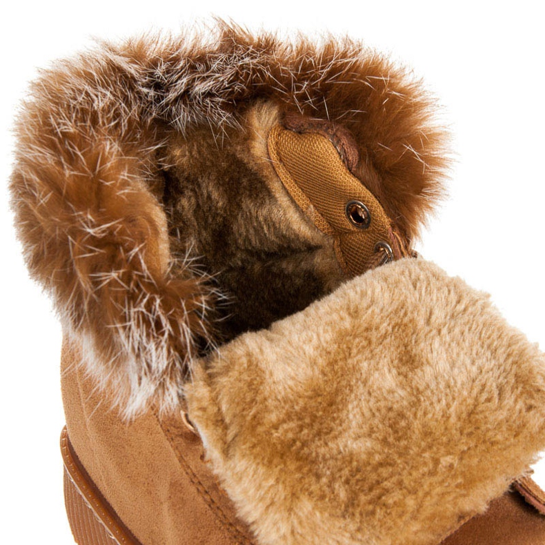 Bottes Creepers Avec Fourrure brun 1