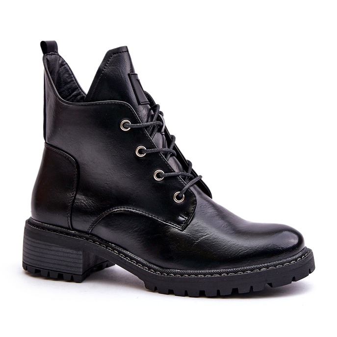Bottes de femmes isolées noires de Vinceza 6