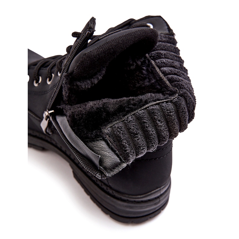 News Trappeurs Isolés En Cuir Pour Femme Noir le noir 2