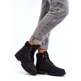 News Trappeurs Isolés En Cuir Pour Femme Noir 3