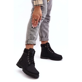 News Trappeurs Isolés En Cuir Pour Femme Noir 4