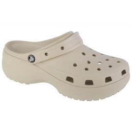 Tongs Crocs Classic Platform Clog 206750-2Y2 beige 4