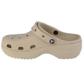 Tongs Crocs Classic Platform Clog 206750-2Y2 beige 5