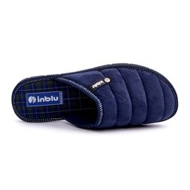 Inblu Chaussures confortables pour la maison pour hommes, bleu marine 2 Inblu Chaussures confortables pour la maison pour hommes, bleu marine 2