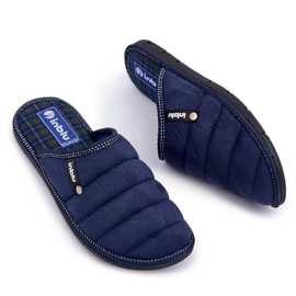 Inblu Chaussures confortables pour la maison pour hommes, bleu marine 5 Inblu Chaussures confortables pour la maison pour hommes, bleu marine 5