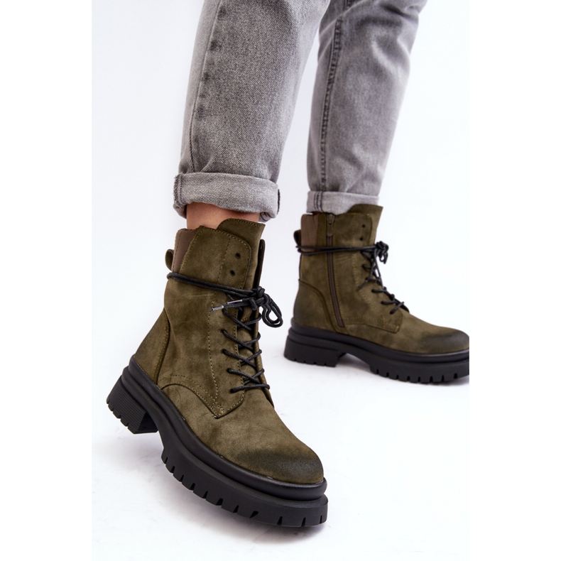 Step in style Trappers Modèle Narelona 6602 Vert Foncé - Entrez avec style 2