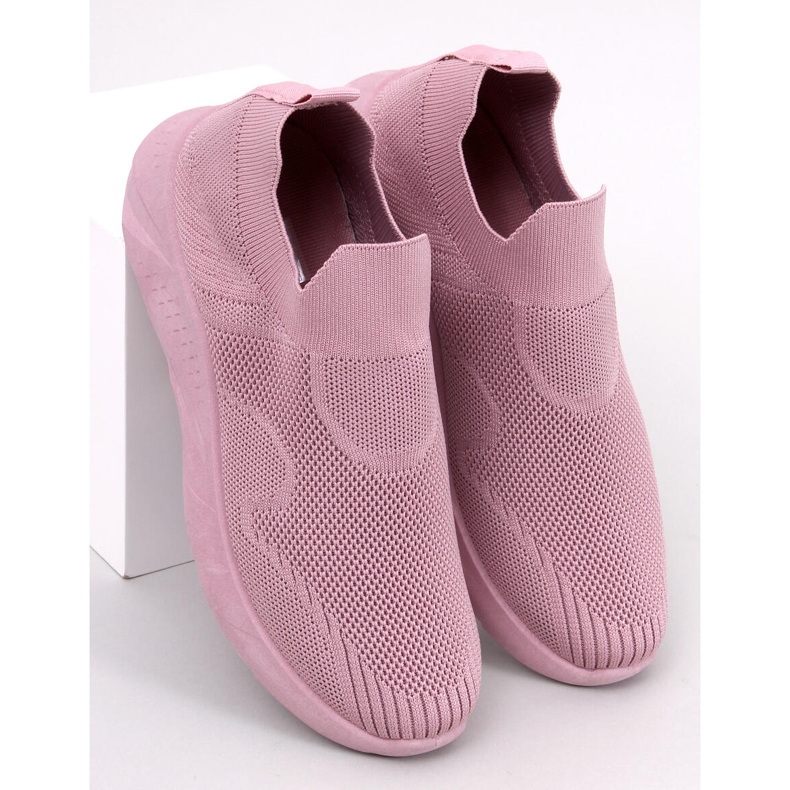 Chaussures de sport chaussettes roses 1