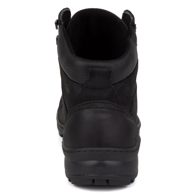 Olivier Chaussures d'hiver en cuir pour hommes 7148DT, noires 1