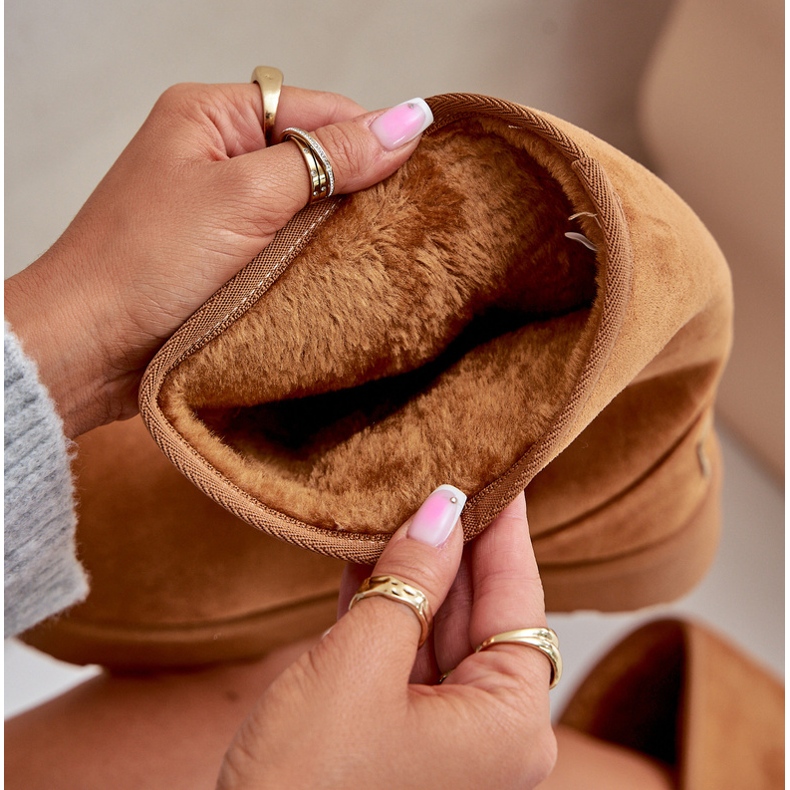 Bottes de neige hautes à plateforme Big Star OO274893 Camel brun 1