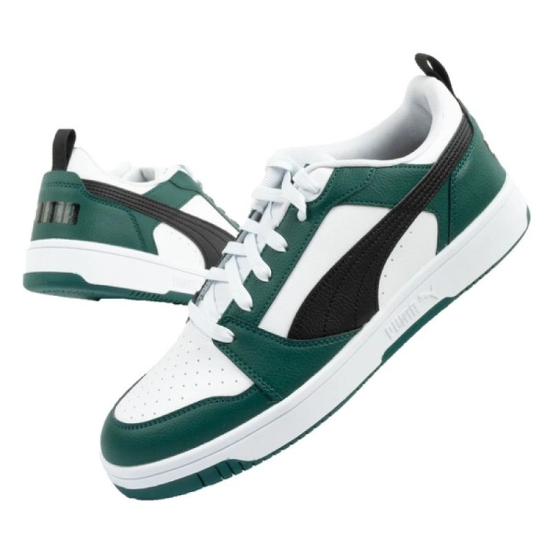 Puma Rebond v6 chaussures 392328 34 vert 1