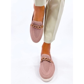 Seastar Mocassins ouverts avec chaîne rose 1