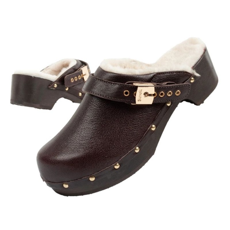 Sabots Scholl Iconic F298121011 brun 1