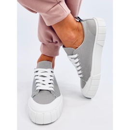 Baskets femme grises 2
