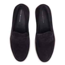 Tommy Hilfiger Mocassins tendance en daim léger FM0FM03963 bleu 11