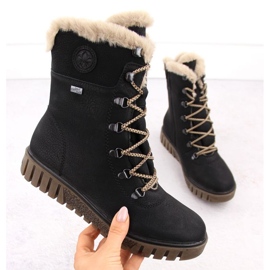 Rieker RKR745 Bottes de membrane noire 1