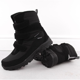 American Club Bottes de neige du club américain avec membrane noire le noir 2