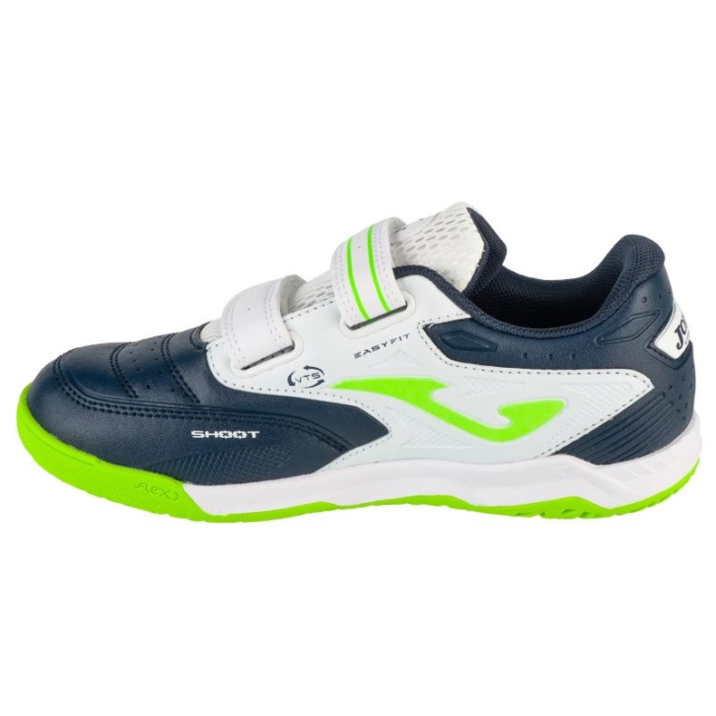 Joma Cancha 2503 en CAJS2503inv chaussures de football blanches et bleues 1