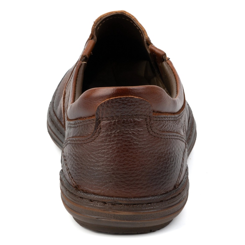Olivier Chaussures en cuir masculin insérées 7152dt marron brun 1