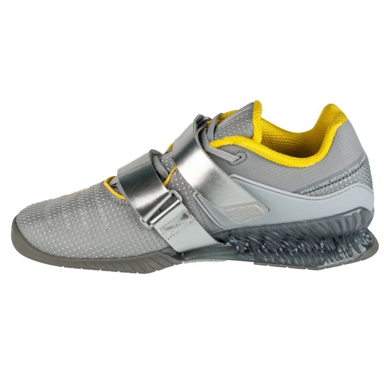 Nike Romaleos 4 CD3463-002 Chaussures d'entraînement-jaune gris 1
