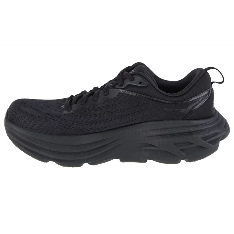 Hoka Bondi 8 1127952-BBLC Hoka Black Shoes noir 1