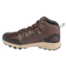 Columbia Peakfreak Ii Mid Outdry Chaussures en cuir 2100701231 marron avec membrane brun 1