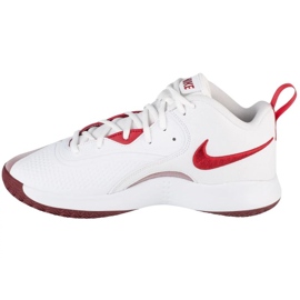 Chaussures de volley-ball Nike Hyperset 2 FQ7070-106 blanc/rouge 1