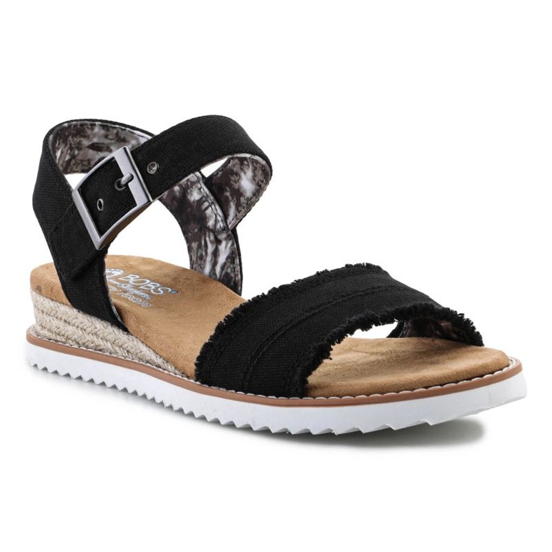 Chaussures Sandales Skechers Espadrilles Bobs Adobe Princess 113541-BLK noir 1