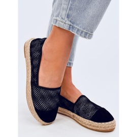 Espadrilles en daim féminin noir le noir 4