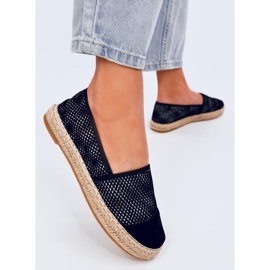 Espadrilles en daim féminin noir le noir 5