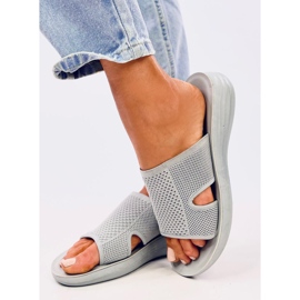 Flip OpenWork Flip - Gris doux 4