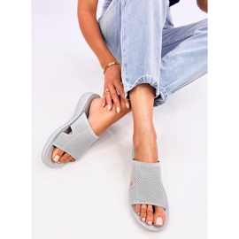 Flip OpenWork Flip - Gris doux 5