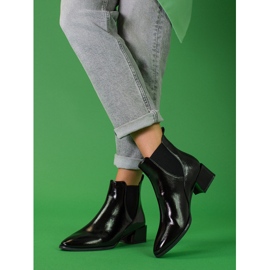 Bottines Chelsea élégantes de Sergio Leone noir 1