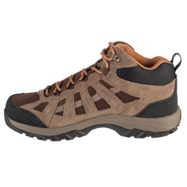 Columbia Redmond III Mid WP 1940581232 Chaussures avec une membrane brun 1
