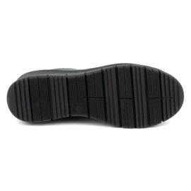 Olivier Chaussures en cuir à semelle épaisse pour femmes, 1236 vert 4