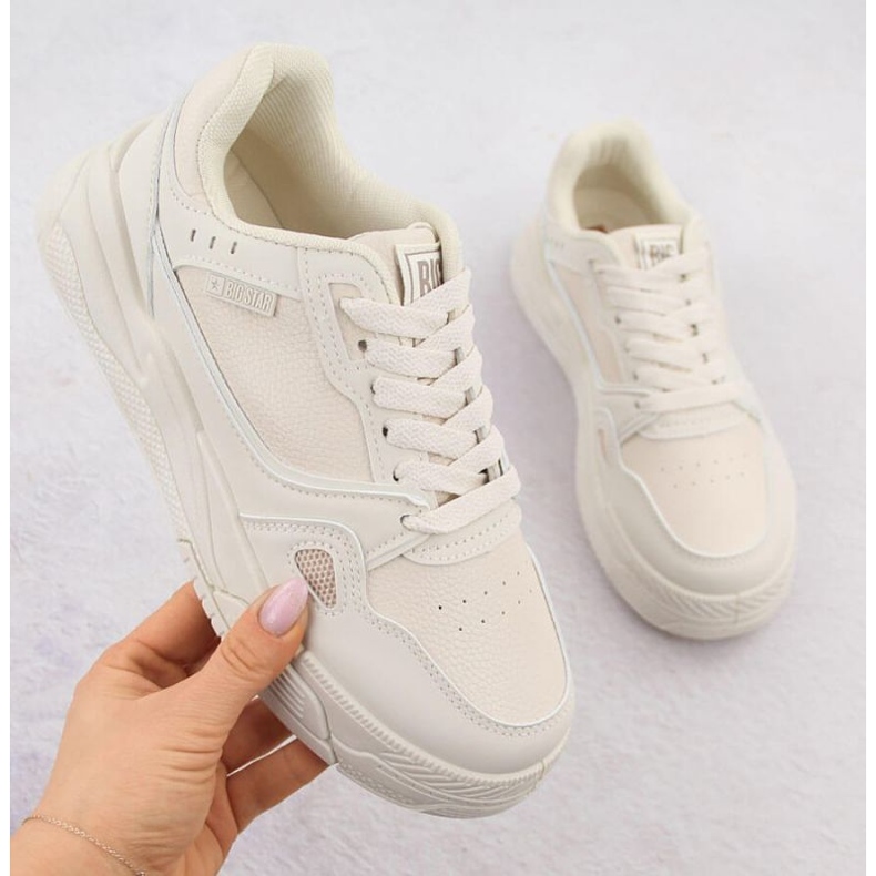 Chaussures de sport féminine Big Star NN274668 Beige 1