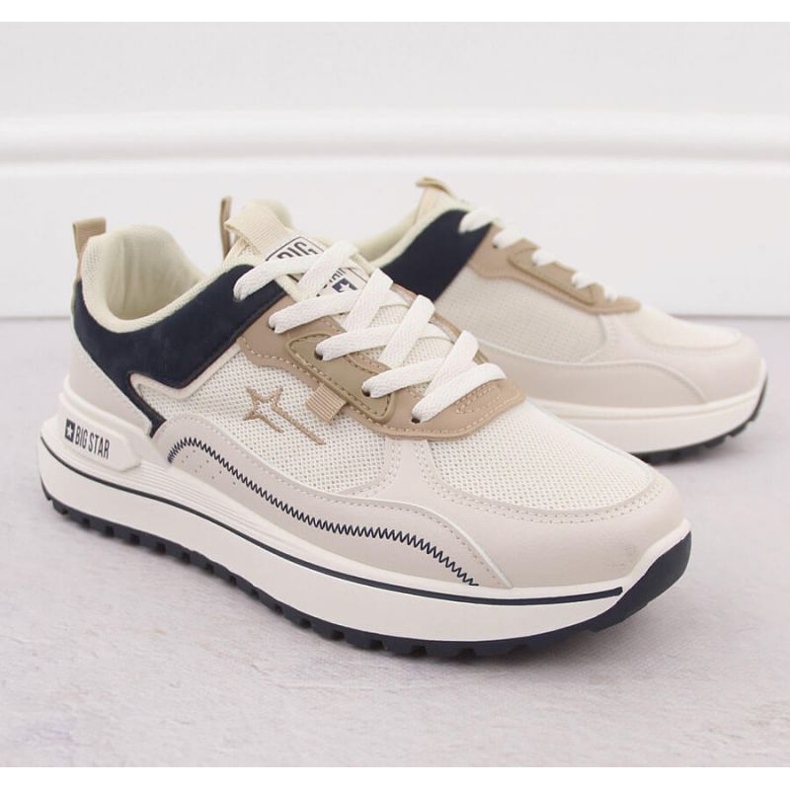 Chaussures de sport pour femmes Big Star NN274A092 White beige 2
