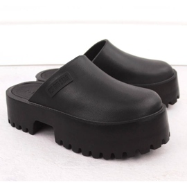 Clogs sur la semelle massive Big Star NN274014 Black noir 2