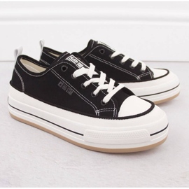 Sneakers Big Star sur la plate-forme noire NN274204 le noir 2