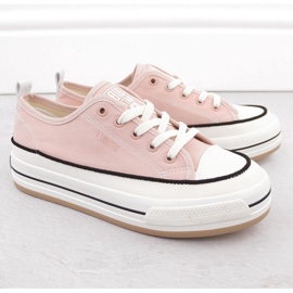 Sneakers sur Pink Big Star NN274207 Pink rose 2