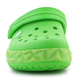Crocs Croc Band Géométrique Glow Band Clog K Jr 210132-3WA tongs vert 5