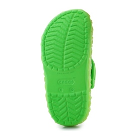 Crocs Croc Band Géométrique Glow Band Clog K Jr 210132-3WA tongs vert 7