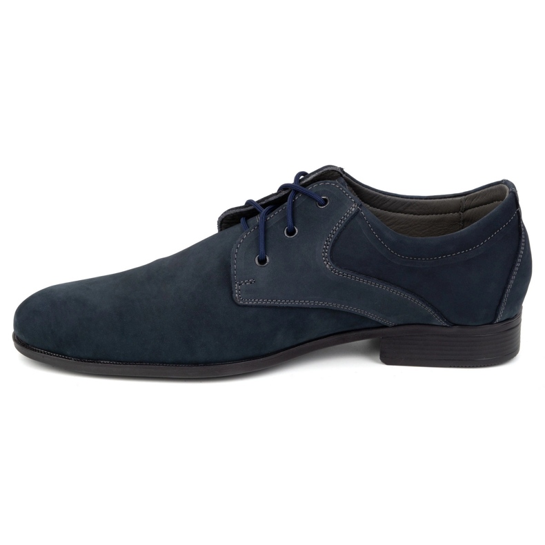 Olivier Chaussures homme élégantes en cuir bleu marine - Modèle 4683 1 Olivier Chaussures homme élégantes en cuir bleu marine - Modèle 4683 1